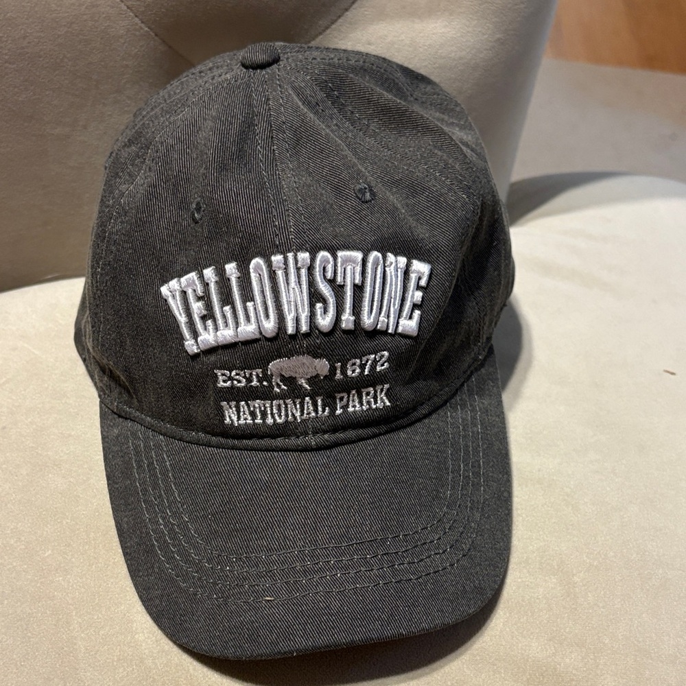 Lucky 7 cotton baseball cap, from Yellowstone national park